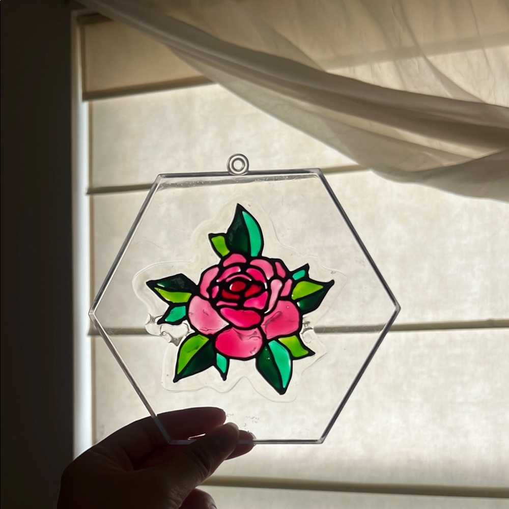 Hexagonal sunlight art deco